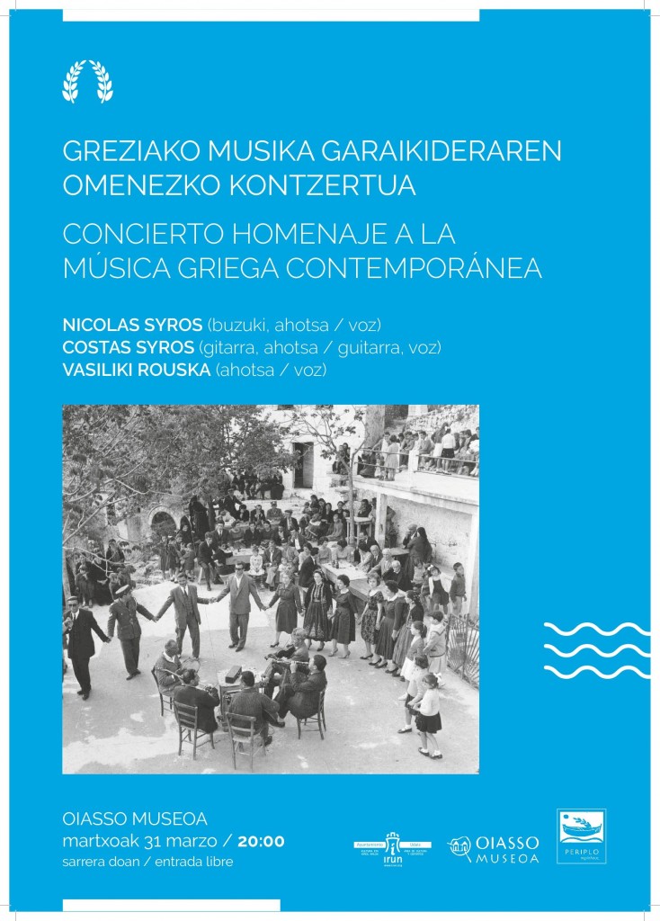 Cartel-Concierto música griega contemporánea-Irun-Kultura-001